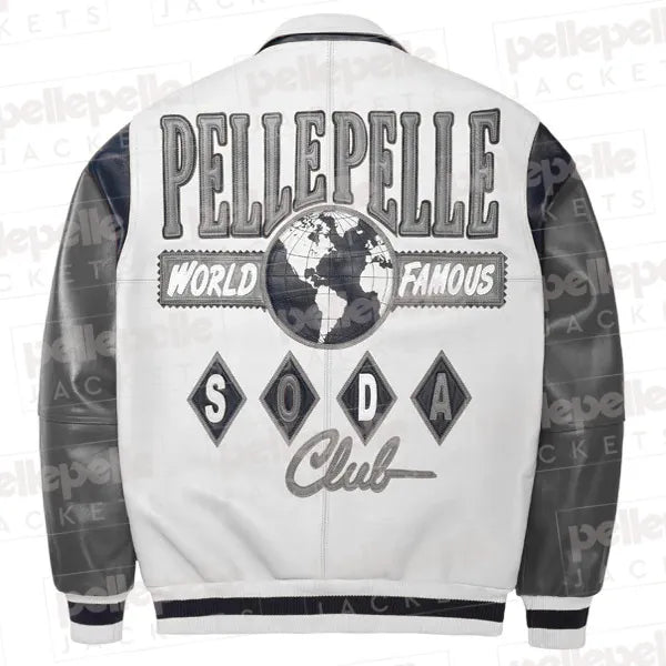 Pelle Pelle World Famous Gray Soda Club Plush Jacket image 0