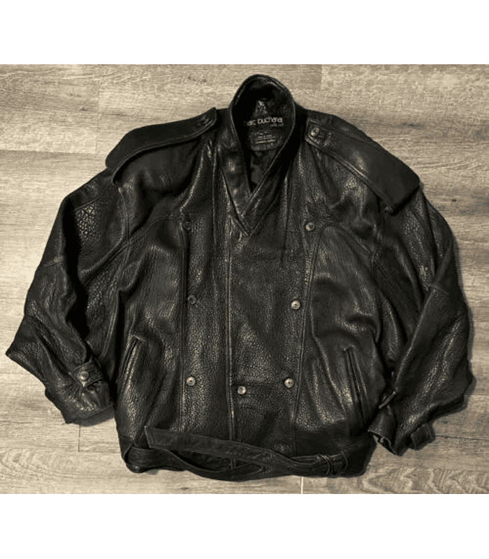 Pelle Pelle Black Leather Marc Buchanan Jacket image 0