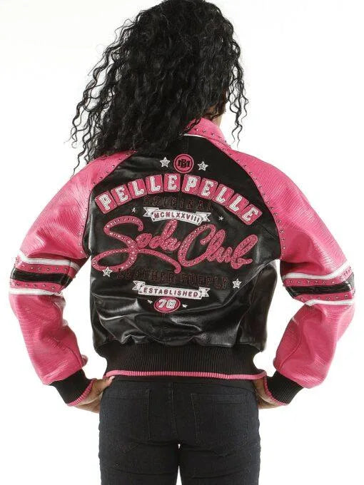 Pelle Pelle Soda Club Pink Leather Jacket image 1