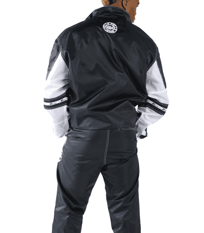 Pelle Pelle MB Jean Nylon Black & White Tracksuit image 3