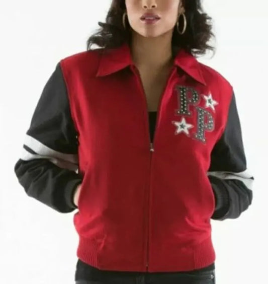 Red Vintage Pelle Pelle Soda Club Jacket image 0