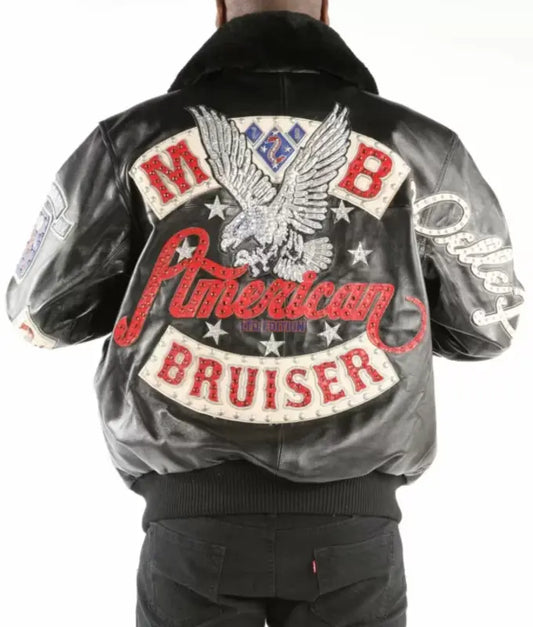 Black Pelle Pelle American Bruiser Jacket image 0