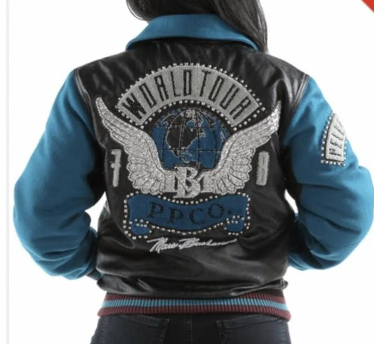 Ladies Pelle Pelle World Tour Bomber Jacket image 0