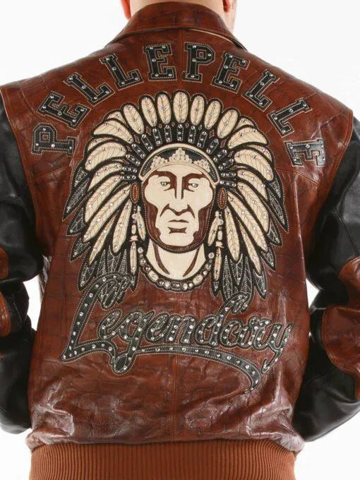 Pelle Pelle Legendary Indian Chief Brown Jacket image 1