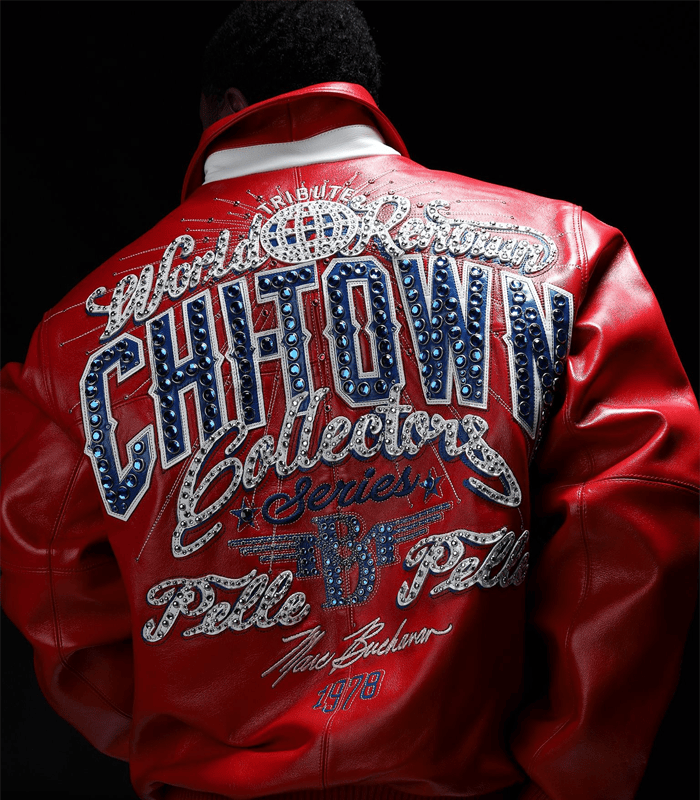 Pelle Pelle Chi-Town Top Grain Red Jacket image 3