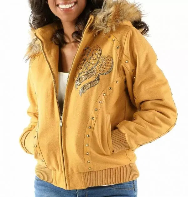 Pelle Pelle Born And Raised Hooded Wool Jacket image 1