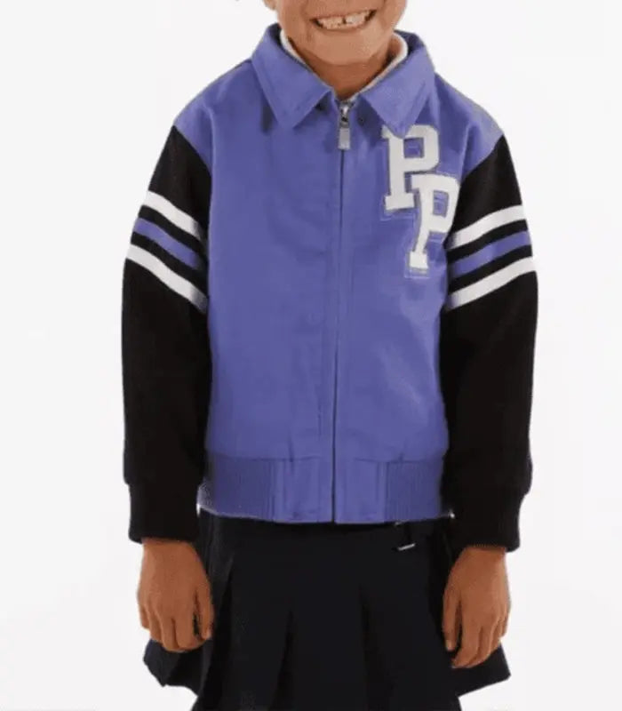 Pelle Pelle Purple Chicago Kids Wool Jacket image 1