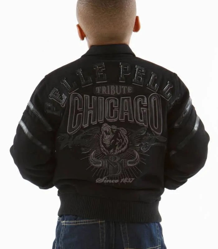 Pelle Pelle Kids Chicago Black Jacket image 1