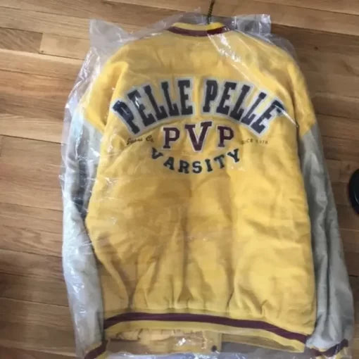 Men Vintage Pelle Pelle Varsity Jacket image 0
