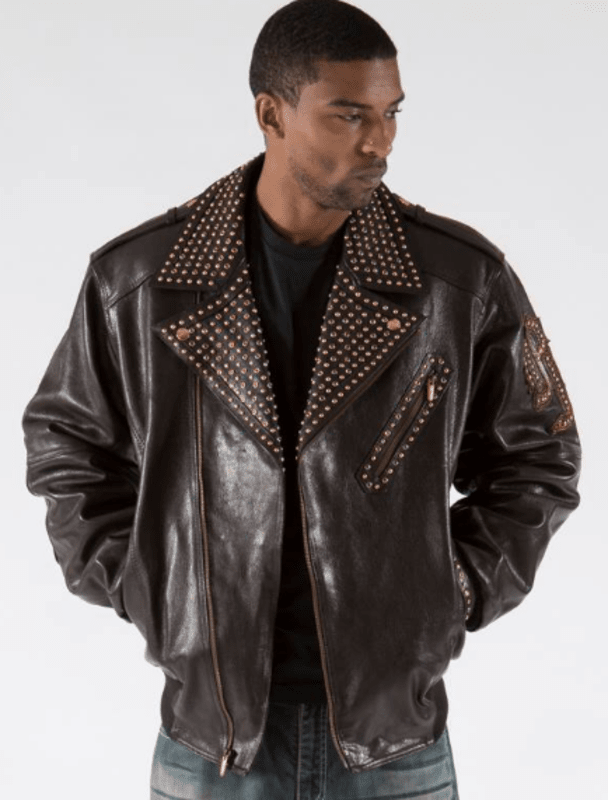 Pelle Pelle Brown Varsity Biker Jacket image 0
