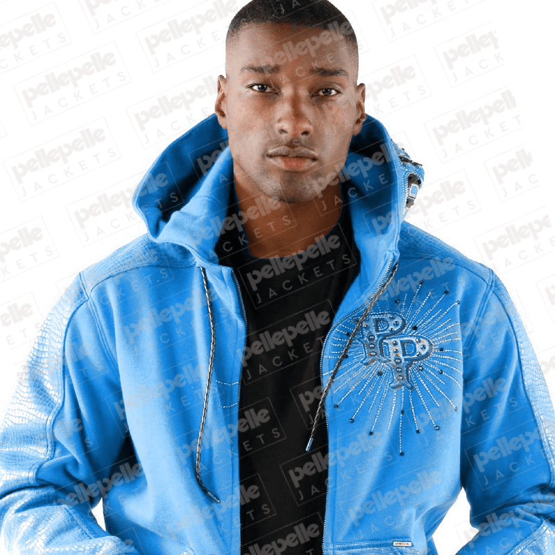 Pelle Pelle 40th Anniversary Blue Wool Jacket image 0