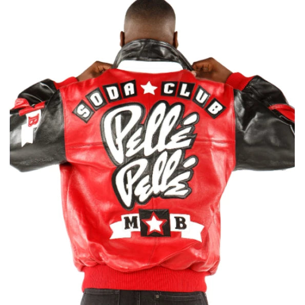 Pelle Pelle Soda Club Red Leather Jacket image 1