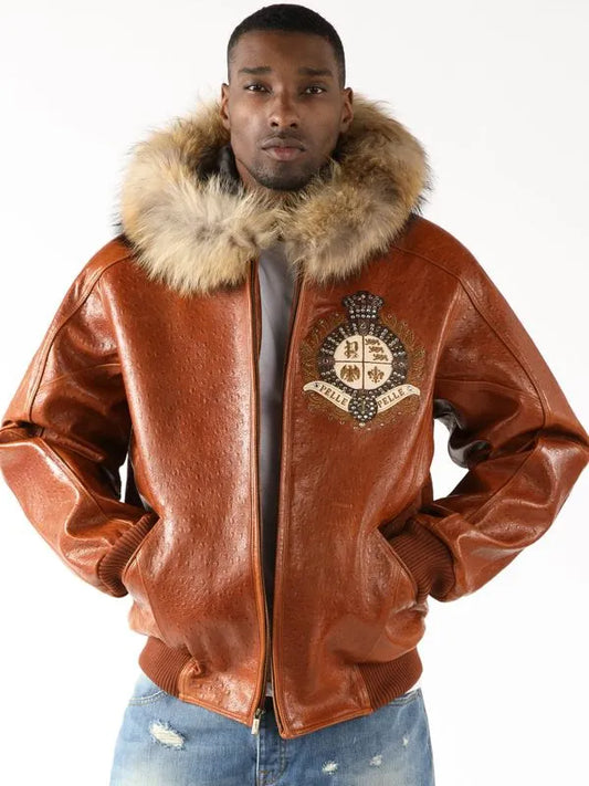 Pelle Pelle Worldwide Trademark Brown Jacket image 0