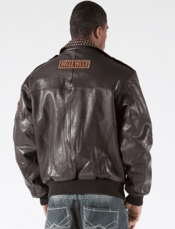 Pelle Pelle Brown Varsity Biker Jacket image 1