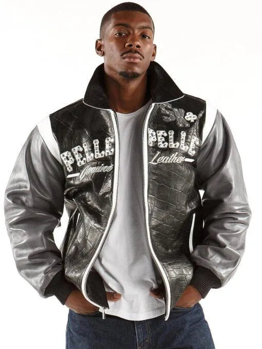 Pelle Pelle Gray Street King Leather Jacket image 1