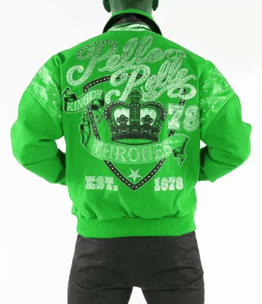 Pelle Pelle Green King Of Thrones 1978 Jacket image 1