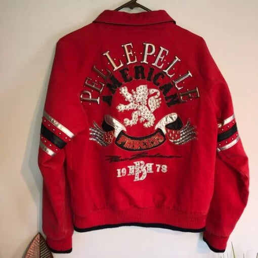 Pelle Pelle Red Varsity Jacket image 1