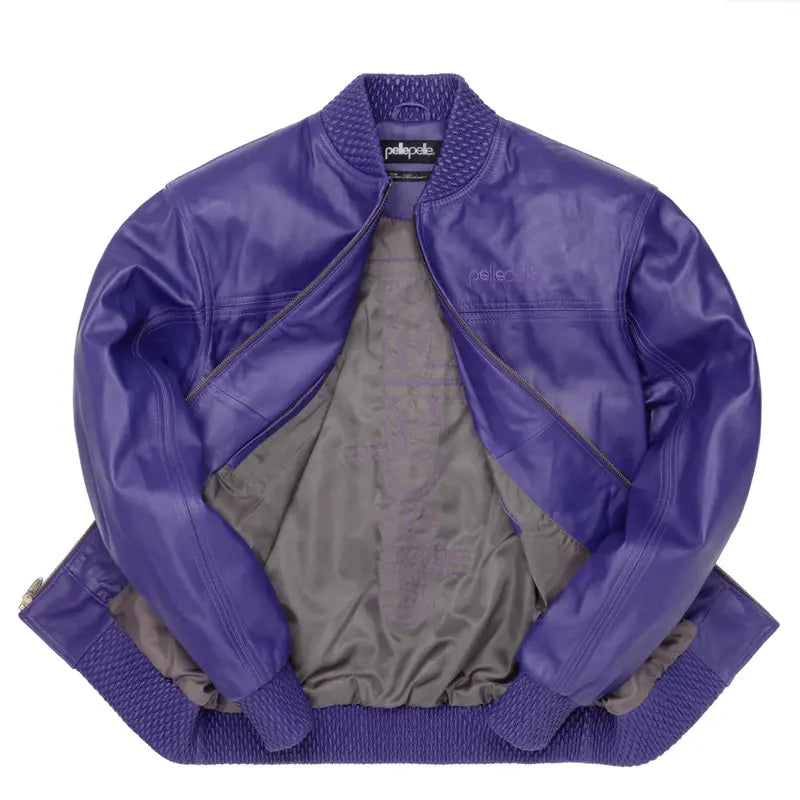 Pelle Pelle Purple Basic Burnish Leather Jacket image 2