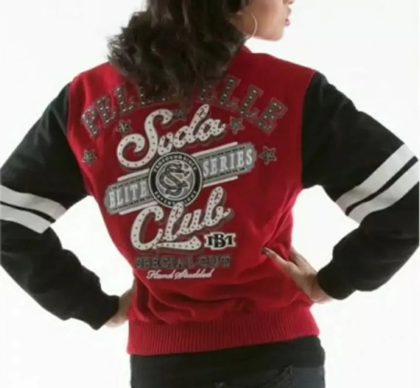 Red Vintage Pelle Pelle Soda Club Jacket image 1