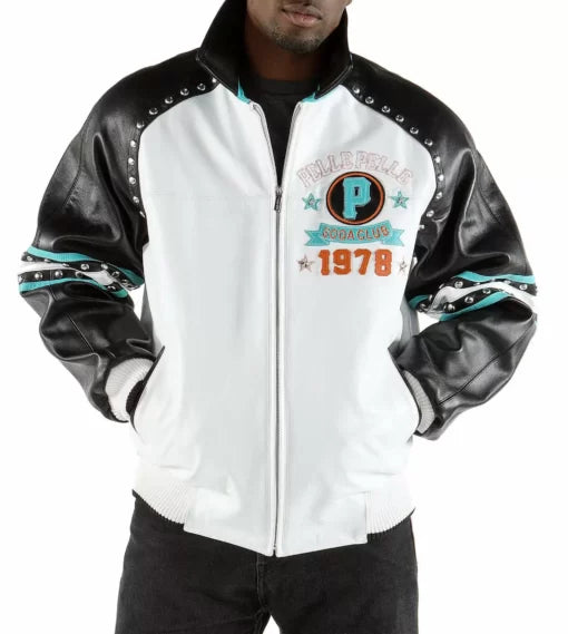 Pelle Pelle Studded Soda Club Leather Jacket image 1
