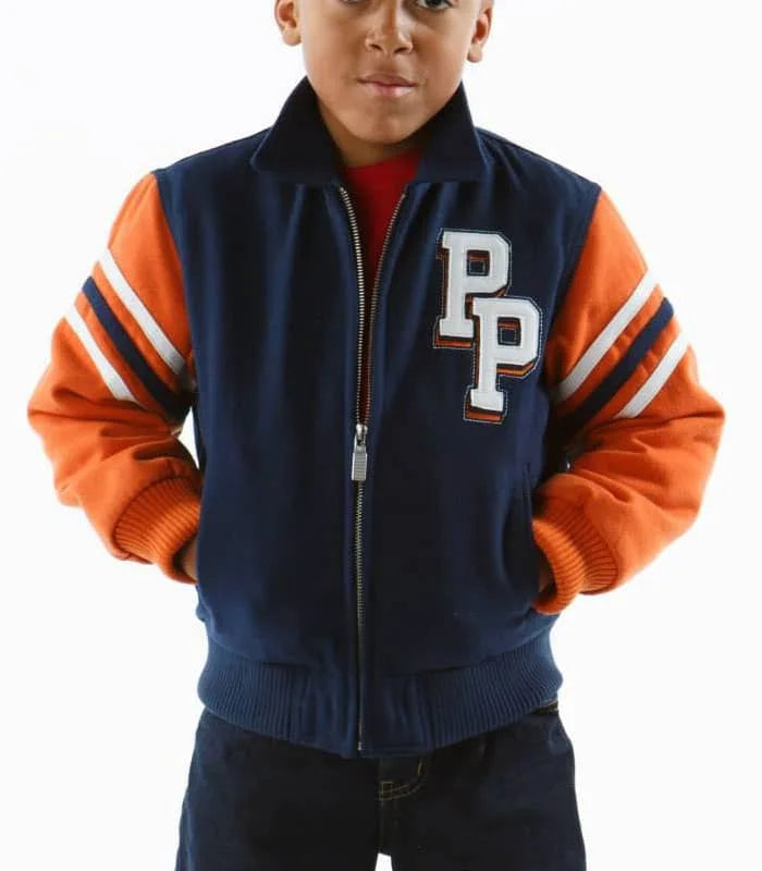 Pelle Pelle Kids Chicago Bear Blue Jacket image 0