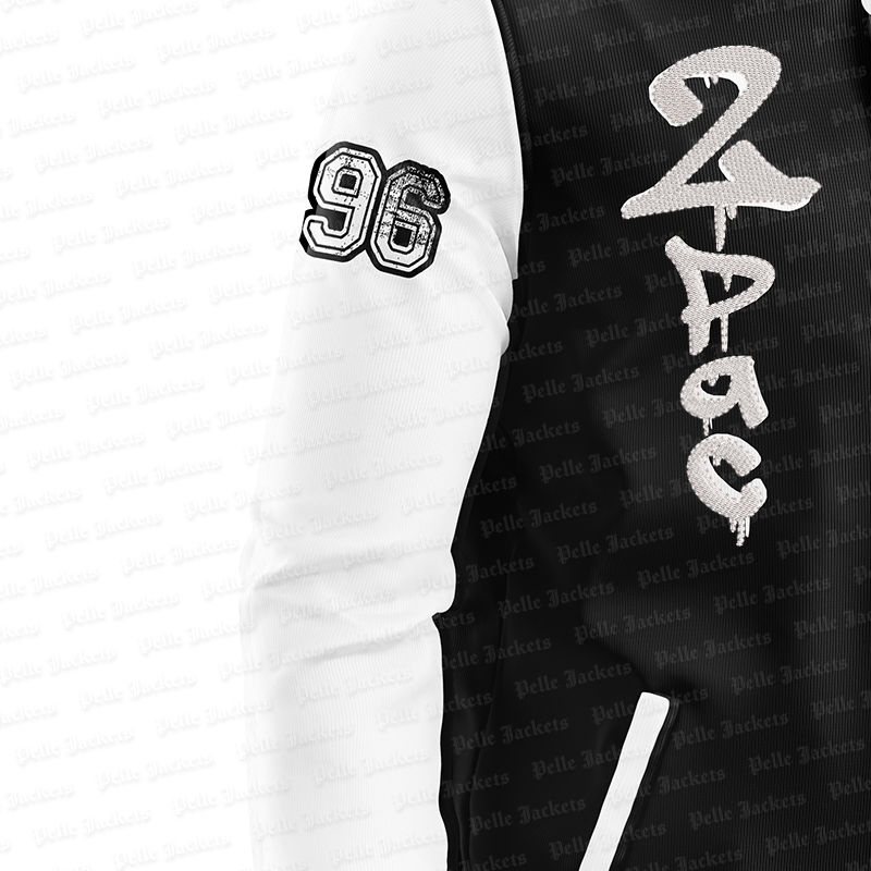 Tupac Legends Never Die Black Varsity Jacket image 9