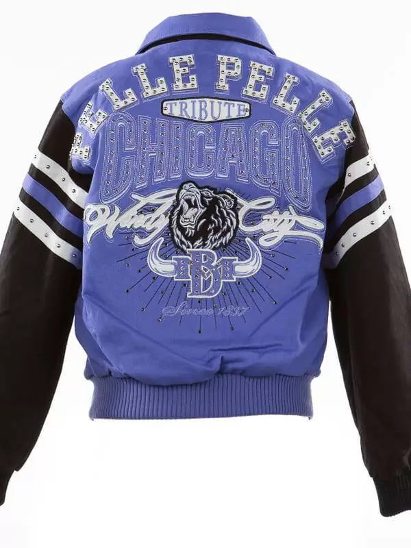 Pelle Pelle Light Purple Chicago Tribute Windy City Wool Jacket image 1