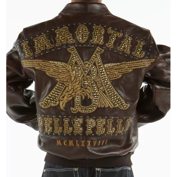 Pelle Pelle Immortal Brown Leather Jacket image 0