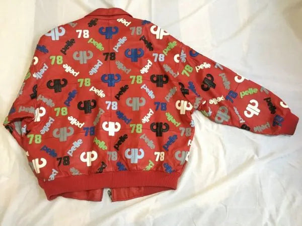 Pelle Pelle Printed Red Leather Jacket image 1