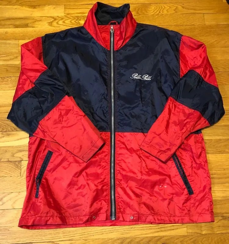 Vintage 90s Pelle Pelle Embroidered Logo Nylon Jacket image 0
