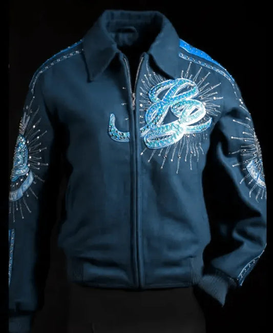 Pelle Pelle 35th Anniversary Light Blue Wool Jacket image 0