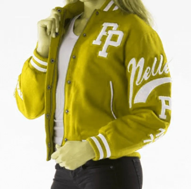 Pelle Pelle Womens 1978 Lemon Varsity Jacket image 0