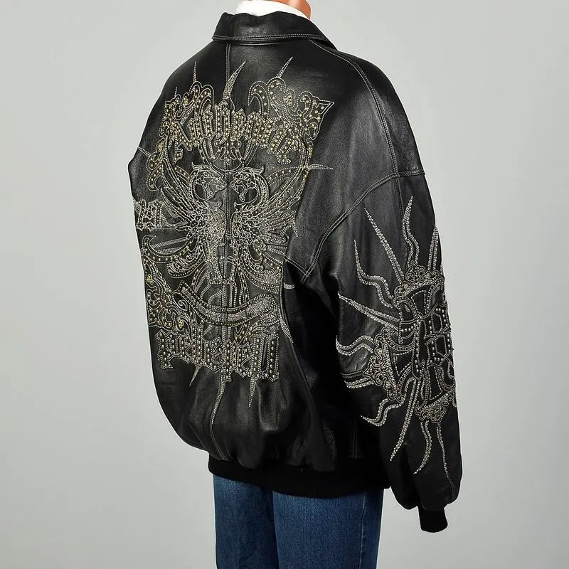 Pelle Pelle Womens Signature Black Leather Jacket image 2