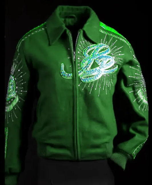 Pelle Pelle 35th Anniversary Green Wool Jacket image 0