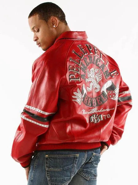 Pelle Pelle Men’s American Rebel Red Jacket image 1