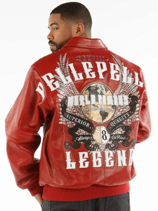 Pelle Pelle World Famous Legend Red Jacket image 1