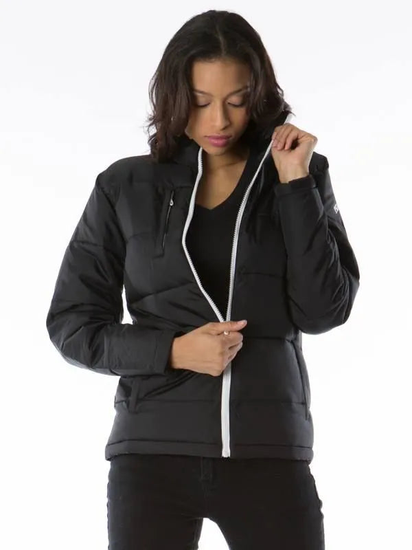Pelle Pelle Womens Black Puffer Polyester Jacket image 0