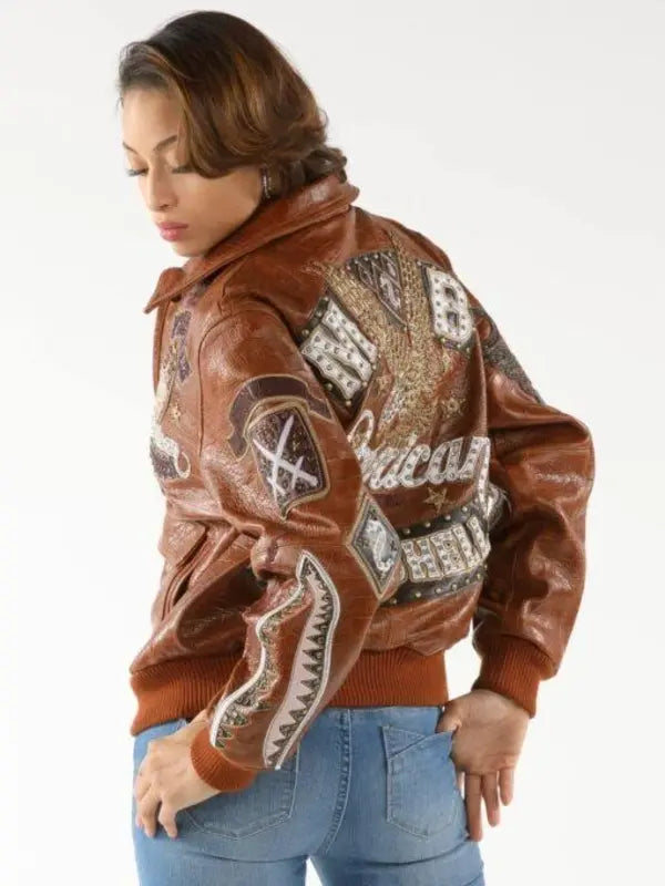 Pelle Pelle American Bombshell Brown Jacket image 2