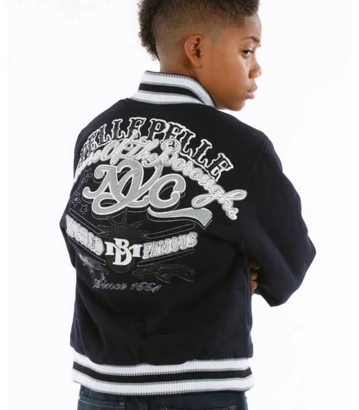 Pelle Pelle Kids NYC Navy Jacket image 1