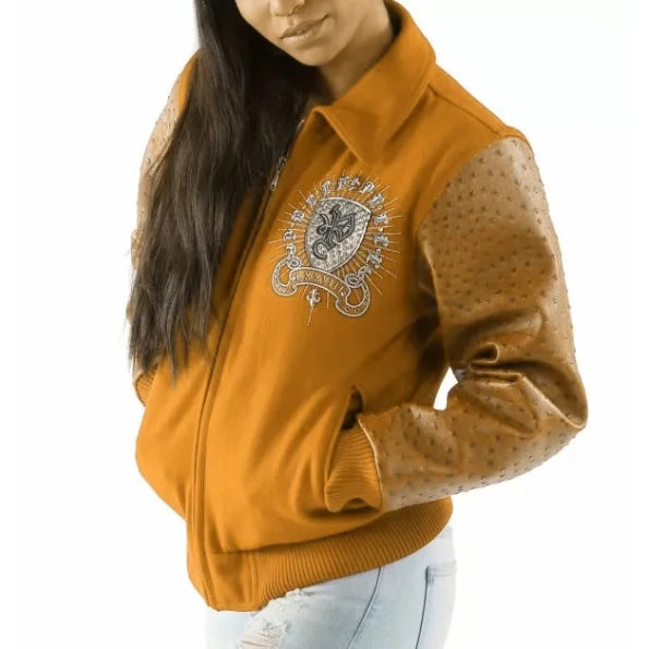 Pelle Pelle Ladies Brown Immortal Worldwide Revolution Jacket image 0