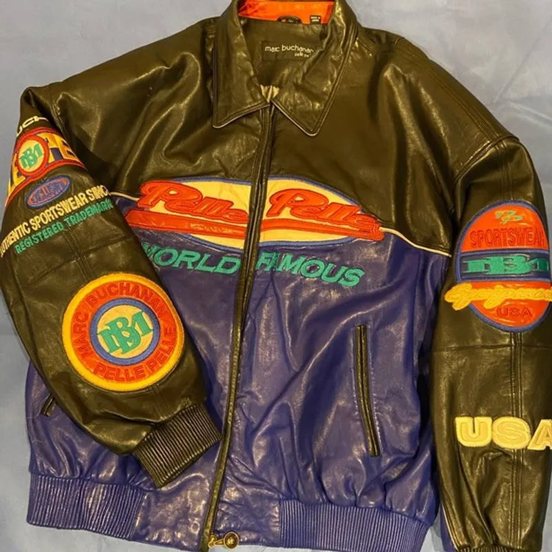 Pelle Pelle Marc Buchanan Vintage World Famous Leather Jacket image 0