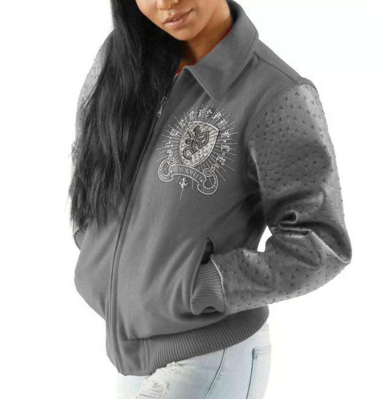 Pelle Pelle Ladies Gray Immortal Worldwide Revolution Jacket image 1