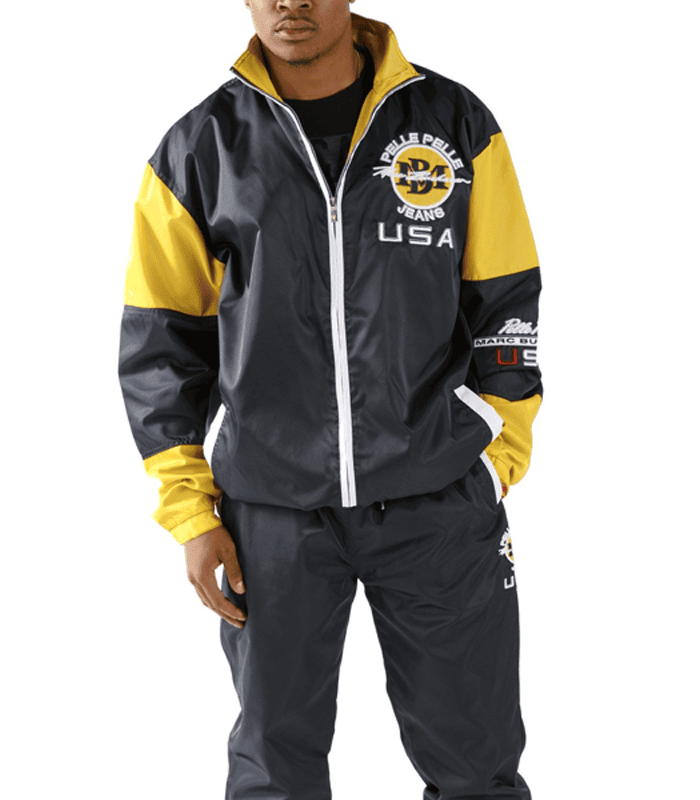 Pelle Pelle MB Jean USA Nylon Tracksuit image 3