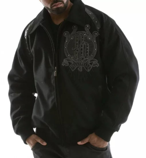 Pelle Pelle Black Top Brass Wool Jacket image 0