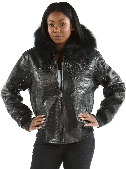 Pelle Pelle Ladies Mb Emblem Leather Jacket image 0
