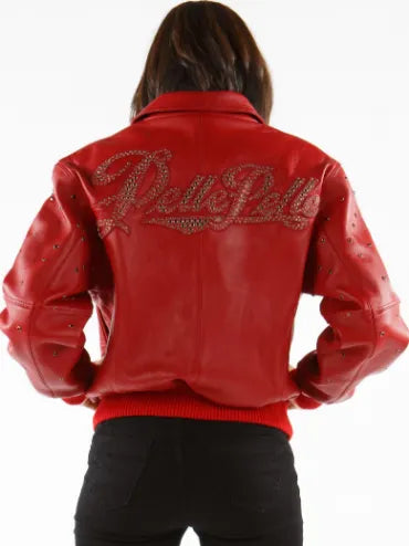 Pelle Pelle Womens Red Leather Jacket image 1