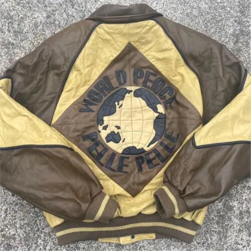 Pelle Pelle 1990’s Marc Buchanan Vintage Leather Jacket image 0