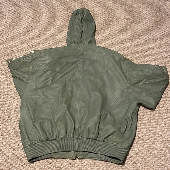 Men’s Leather Pelle Pelle Hoodie Jacket image 1