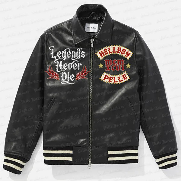 Lil Peep Legends Never Die Plush Black Jacket image 0