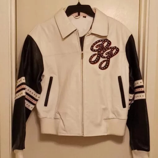 Pelle Pelle White and Black Leather Jacket image 0